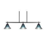 Odyssey 3 Light Oversized Island Pendant 7.5 Inch Tall by Toltec - 2636-MB-451