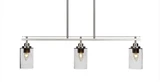 Odyssey 3 Light Oversized Linear Island Pendant 35.75 Inch Length by Toltec - 2636-3575-95-3575