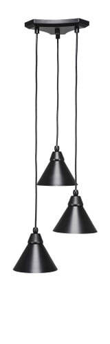 Europa 3 Light Steel Medium Pendant 13.5 Inch Wide by Toltec - 28-135-725-