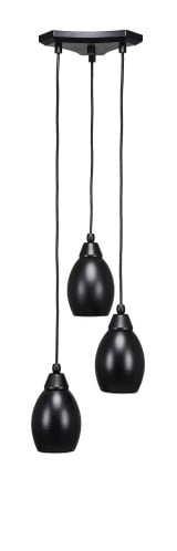 Europa 3 Light Small Pendant 10.5 Inch Wide by Toltec - 28-105-925-