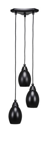 Europa 3 Light Small Pendant 10.5 Inch Wide by Toltec - 28-105-925-