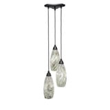 Europa 3 Light Medium Pendant 13.5 Inch Tall by Toltec - 28-1125-135-