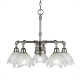 Vintage 5 Light Medium Chandelier by Toltec 285-232519 - 285-232519