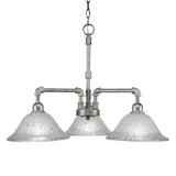 Vintage 3 Light Medium Chandelier by Toltec 283-222519 - 283-222519