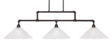 Vintage 3 Light Small Island Chandelier by Toltec 333-16155 - 333-16155