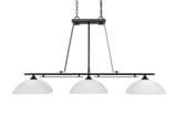 Uptowne 3 Light Mini Island Chandelier by Toltec - 326-137527755425