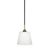 Paramount 1 Light Small Pendant 11.25 Inch Tall by Toltec - 3401-10-1125-