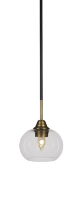 Paramount 1 Light Small Pendant 9.25 Inch Tall by Toltec - 3401-7-925-