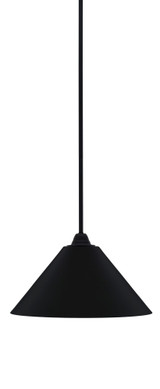 Paramount 1 Light Stem Hung Medium Pendant 14 Inch Wide by Toltec - 3401-MB-420