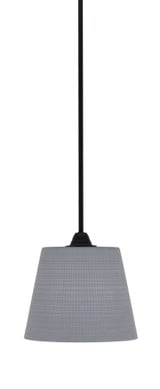Paramount 1 Light Steel Stem Hung Small Pendant by Toltec - 3401-MB-4082