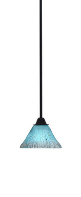Paramount 1 Light Stem Hung Small Pendant 5.5 Inch Tall by Toltec - 3401-MB-458