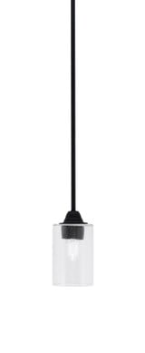 Paramount 1 Light Stem Hung Mini Pendant 10.5 Inch Tall by Toltec - 3401-MB-300