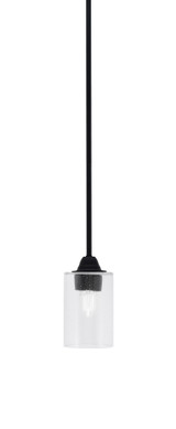 Paramount 1 Light Stem Hung Mini Pendant 10.5 Inch Tall by Toltec - 3401-MB-300