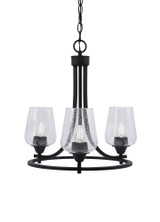 Paramount 3 Light Small Chandelier by Toltec 3403-4 - 3403-4