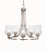 Paramount 5 Light Medium Chandelier by Toltec 3405-22752225 - 3405-22752225