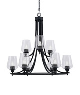 Paramount 9 Light Large Chandelier by Toltec 3409-4 - 3409-4