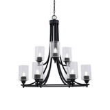 Paramount 9 Light Large Chandelier by Toltec 3409-2
