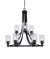 Paramount 9 Light Large Chandelier by Toltec 3409-2 - 3409-2