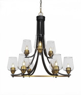 Paramount 9 Light Large Chandelier by Toltec 3409-29752975 - 3409-29752975