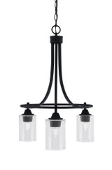 Paramount 3 Light Small Chandelier by Toltec 3413-11 - 3413-11