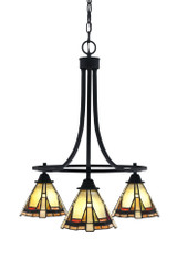 Paramount 3 Light Medium Chandelier by Toltec 3413-8 - 3413-8
