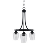 Paramount 3 Light Small Chandelier by Toltec 3413-12