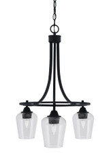 Paramount 3 Light Small Chandelier by Toltec 3413-12 - 3413-12