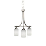 Paramount 3 Light Small Chandelier by Toltec 3413-BN-310