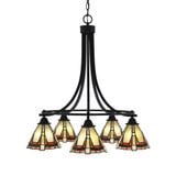 Paramount 5 Light Medium Chandelier by Toltec 3415-2