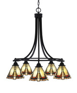 Paramount 5 Light Medium Chandelier by Toltec 3415-2 - 3415-2