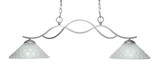 Revo 2 Light Medium Linear Island Pendant 41.5 Inch Length by Toltec - 342-12-1225-415