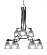 Paramount 9 Light Large Chandelier by Toltec 3419-303525 - 3419-303525