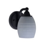 Paramount 1 Light Wall Sconce 7.75 Inch Tall by Toltec - 3421-9