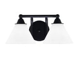 Paramount 2 Light Vanity Light 7 Inch Tall by Toltec - 3422-7-30