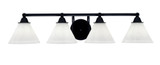 Paramount 4 Light Vanity Light 32 Inch Tall by Toltec - 3424-7-30