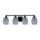 Paramount 4 Light Vanity Light 30.25 Inch Length by Toltec - 3424-775-61