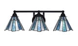 Paramount 3 Light Steel Vanity Light 24 Inch Length by Toltec - 3423-725-93
