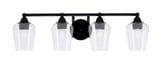 Paramount 4 Light Vanity Light 30 Inch Length by Toltec - 3424-825-21
