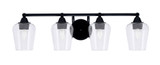 Paramount 4 Light Vanity Light 30 Inch Length by Toltec - 3424-825-21