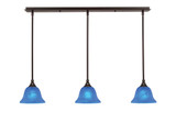 Any 3 Light Linear Pendant 39.25 Inch Length by Toltec - 36-7-625-3925