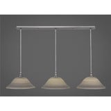 Any 3 Light Linear Pendant 44.75 Inch Length by Toltec - 36-12-725-4475