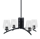 Kurve 4 Light Large Chandelier by Toltec 3704-MB-210 - 3704-MB-210