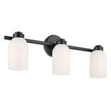Shae 3 Light Bath Vanity 9 Inch Tall and 24.25 Inch Wide by Kichler - 55202