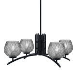 Kurve 4 Light Large Chandelier by Toltec 3704-MB-4602 - 3704-MB-4602_P