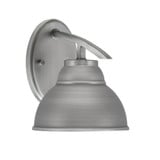 Kurve 1 Light Wall Sconce 8.25 Inch Tall by Toltec - 3720-GP-9485