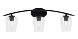 Kurve 3 Light Vanity Light 29 Inch Length by Toltec - 3723-GP-210