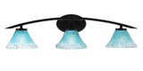 Kurve 3 Light Vanity Bar Light 29 Inch Length by Toltec - 3723-GP-458