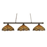 Oxford 3 Light Small Island Chandelier by Toltec 373-1612255625