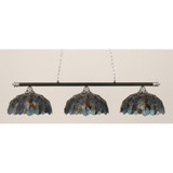 Oxford 3 Light Small Island Chandelier by Toltec 373-16135625 - 373-16135625
