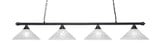 Oxford 4 Light Small Island Chandelier by Toltec 374-16112576 - 374-16112576